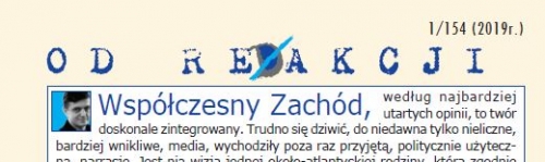 Od Redakcji - USA kontra UE?